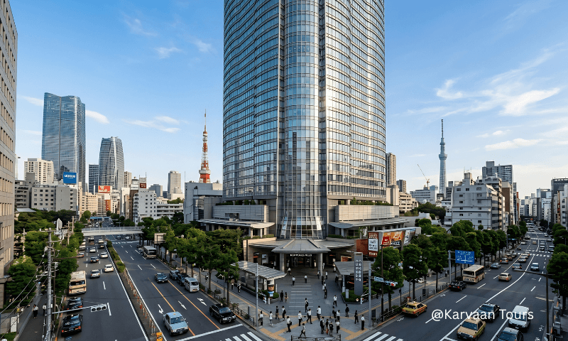 Roppongi Hills Mori Tower exterior home to Tokyo City View observation deck, Minato City Tokyo