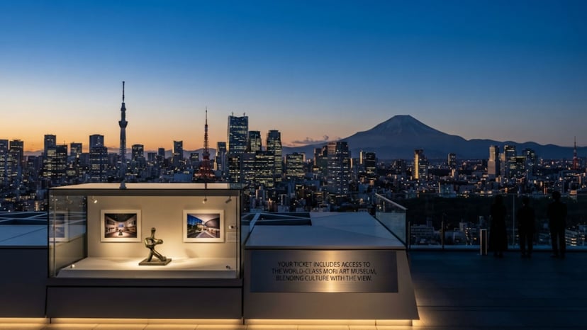 Contemporary art exhibition at Mori Art Museum Tokyo