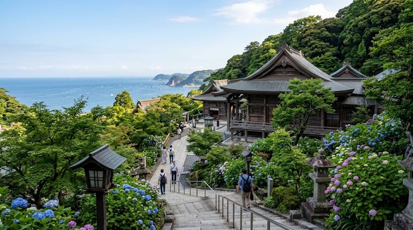 Hase-dera Temple in Kamakura Japan
