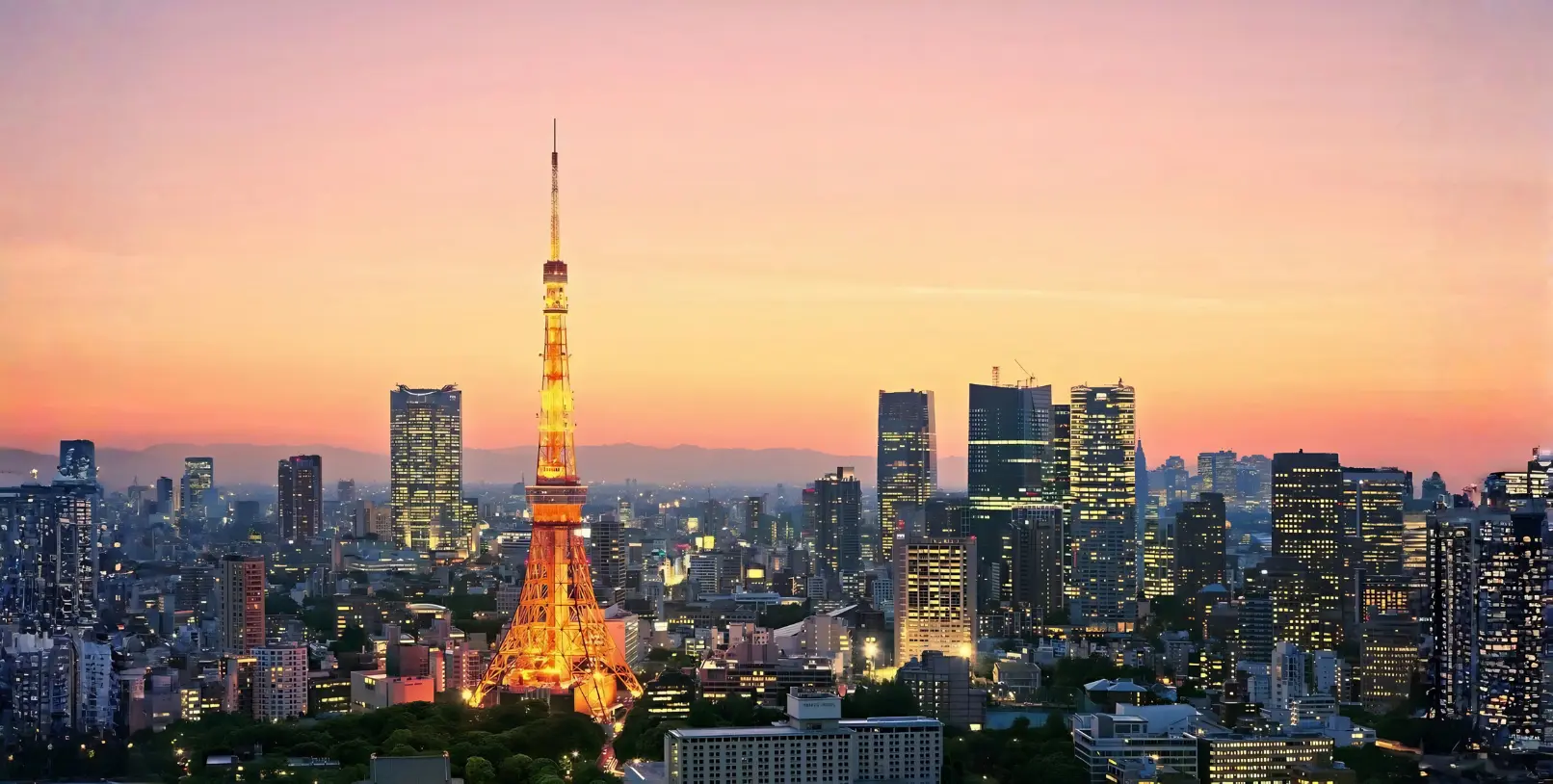 Tokyo Tower landmark in Minato district — Karvaan Tours private city tour